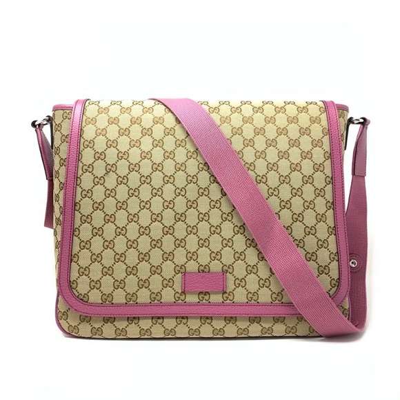 gucci changing bag pink